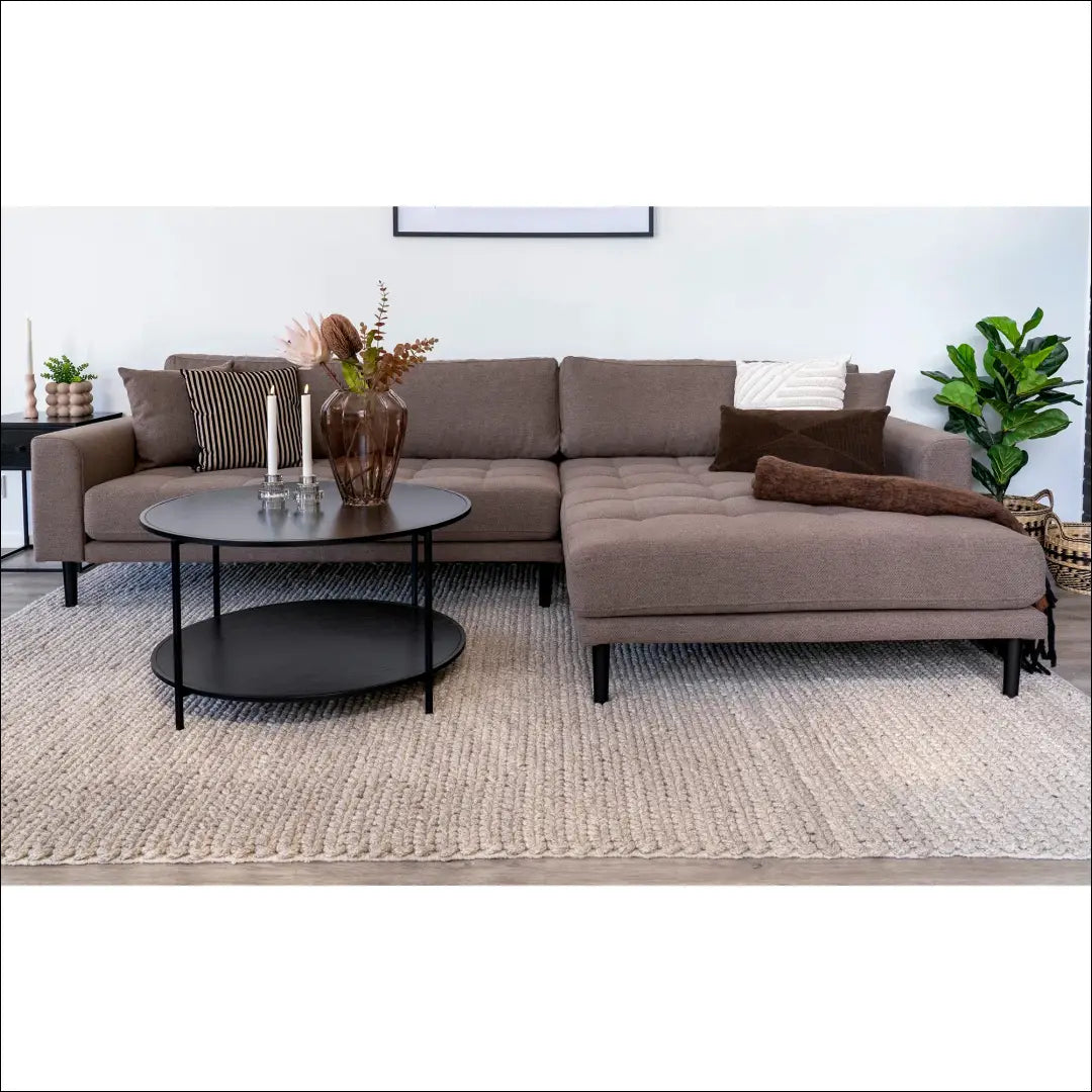 Kavos staliukas juodas rėmas ø80x45 cm RD328 - €119 Save 15% 100-200, __label:Pristatymas 5-14 d.d., Coffee tables,