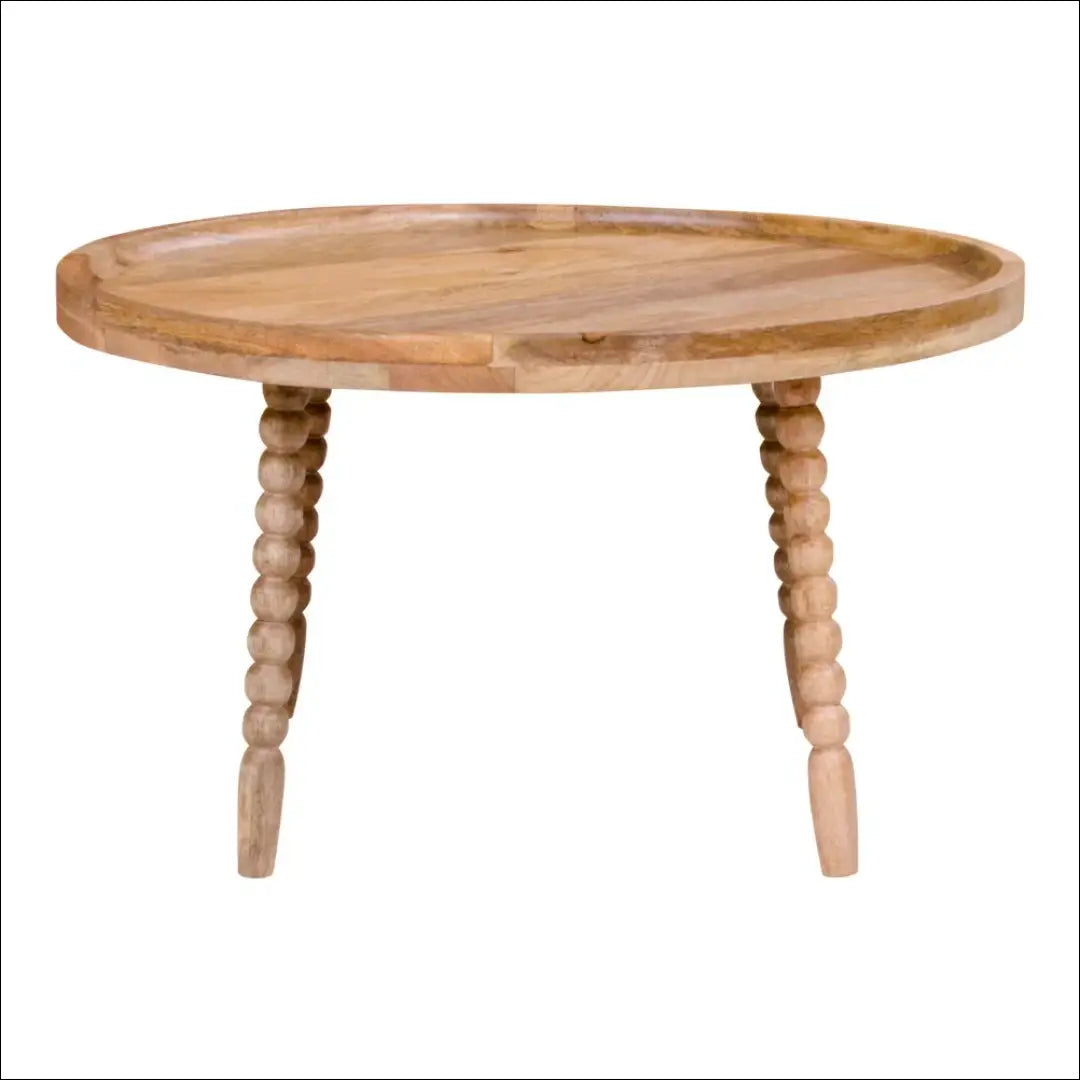 Kavos staliukas mango spalvos ø60x35 cm RD314 - €119 Save 15% Coffee tables, Natūrali, nordic, under-25, uzsakomi €100