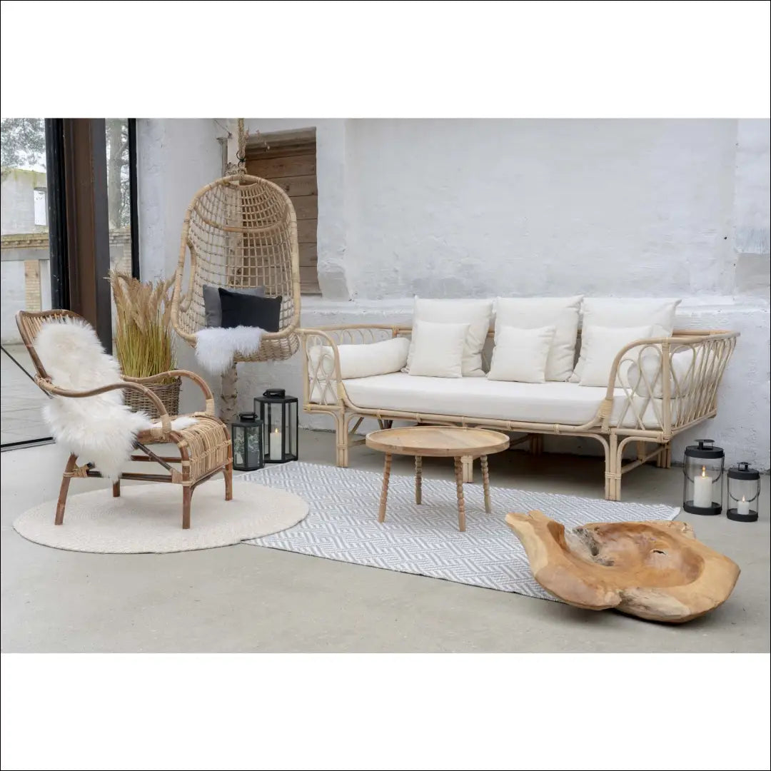 Kavos staliukas mango spalvos ø60x35 cm RD314 - €119 Save 15% Coffee tables, Natūrali, nordic, under-25, uzsakomi €100