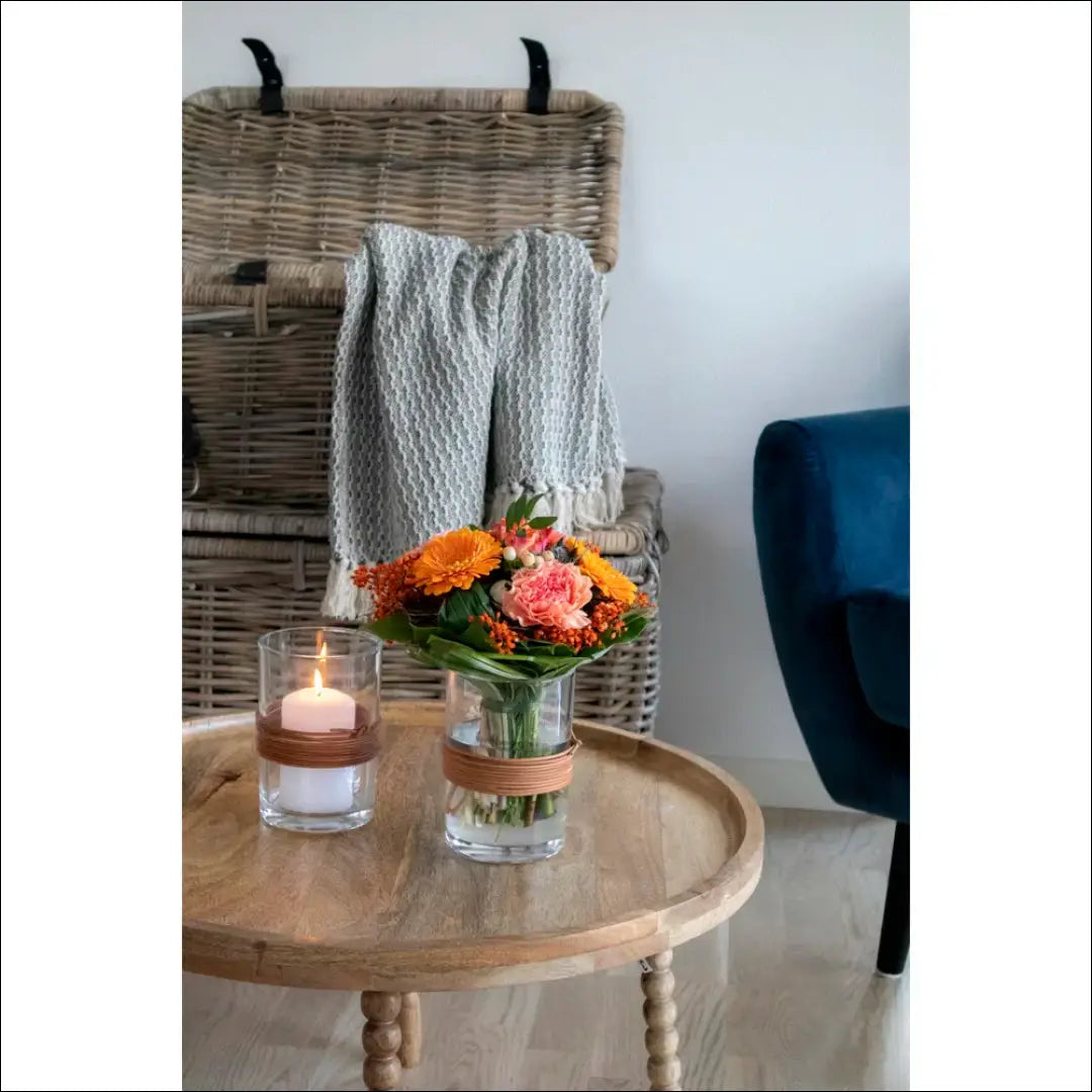 Kavos staliukas mango spalvos ø60x35 cm RD314 - €119 Save 15% Coffee tables, Natūrali, nordic, under-25, uzsakomi €100