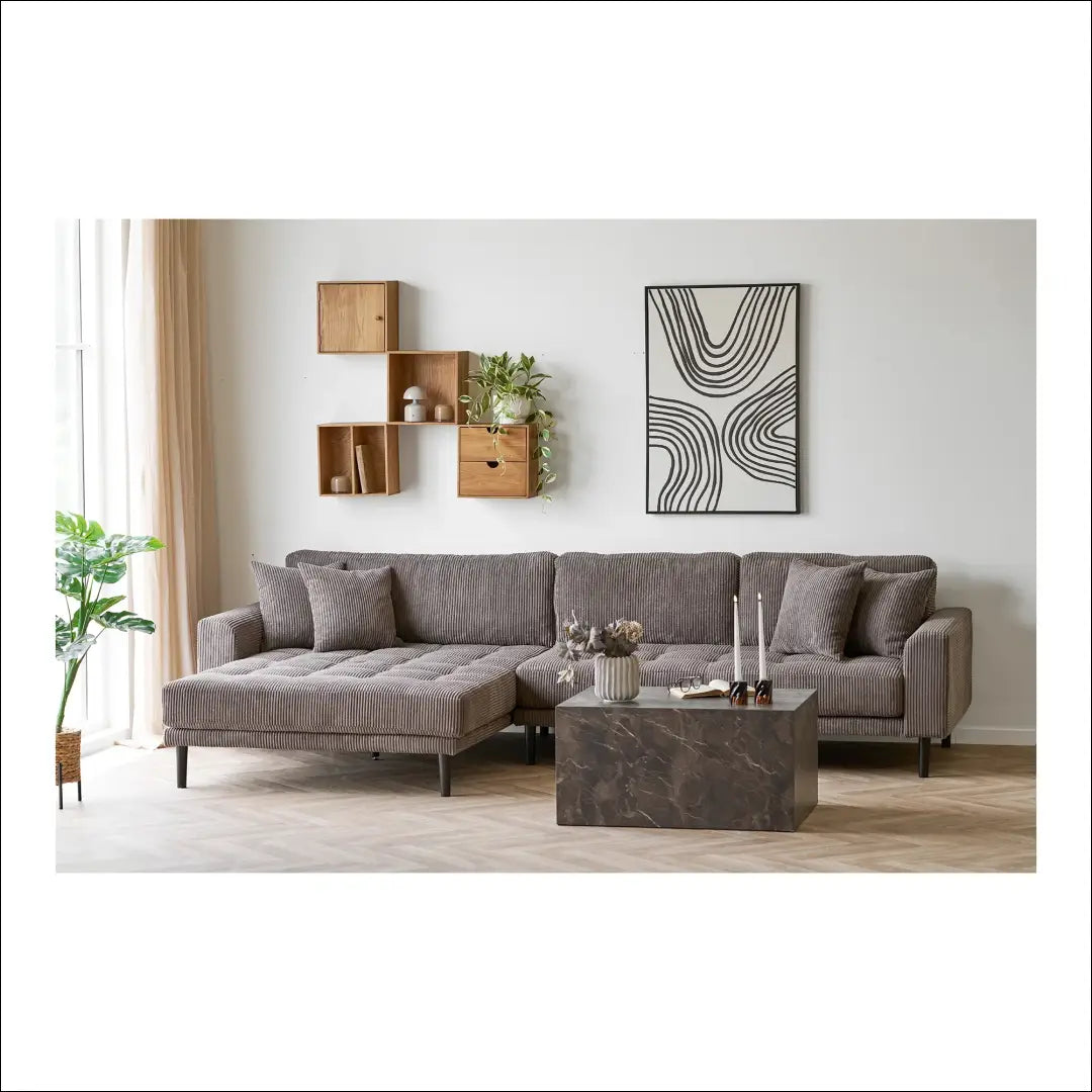 Kavos staliukas marmuro imitacijos rudas 60x80x40 cm RD345 - €186 Save 15% 100-200, __label:Pristatymas 5-14 d.d.,