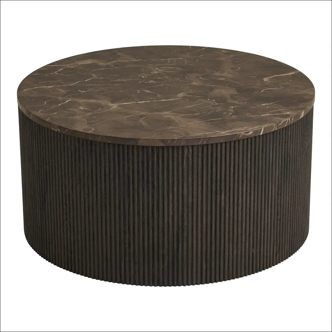 Kavos staliukas marmuro imitacijos tamsiai rudas ø80x40 cm RD369 - €300 Save 15% Coffee tables, nordic, over-200,