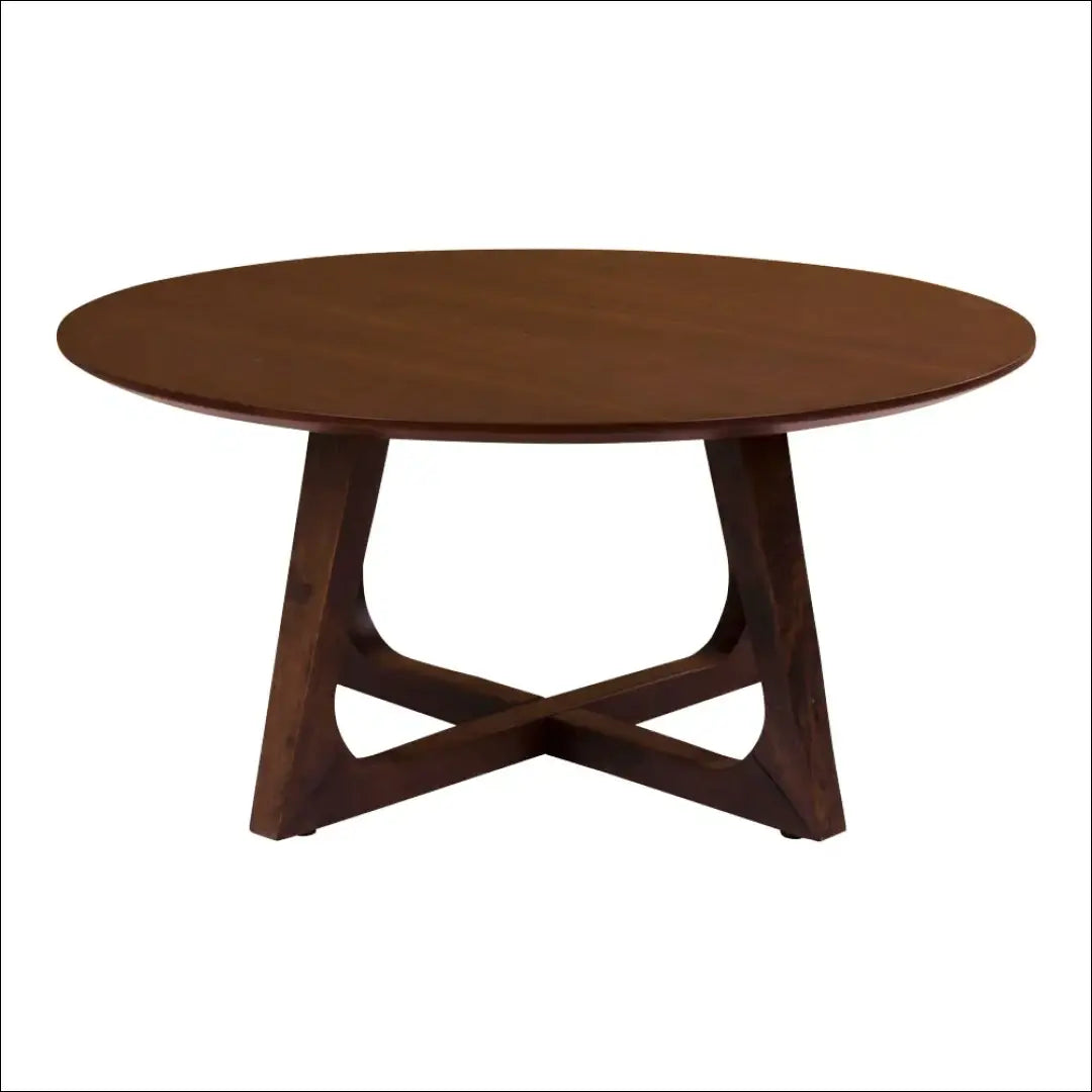 Kavos staliukas riešutmedžio fanera ø75x36 cm RD311 - €288 Save 15% Coffee tables, nordic, Ruda, under-25, uzsakomi
