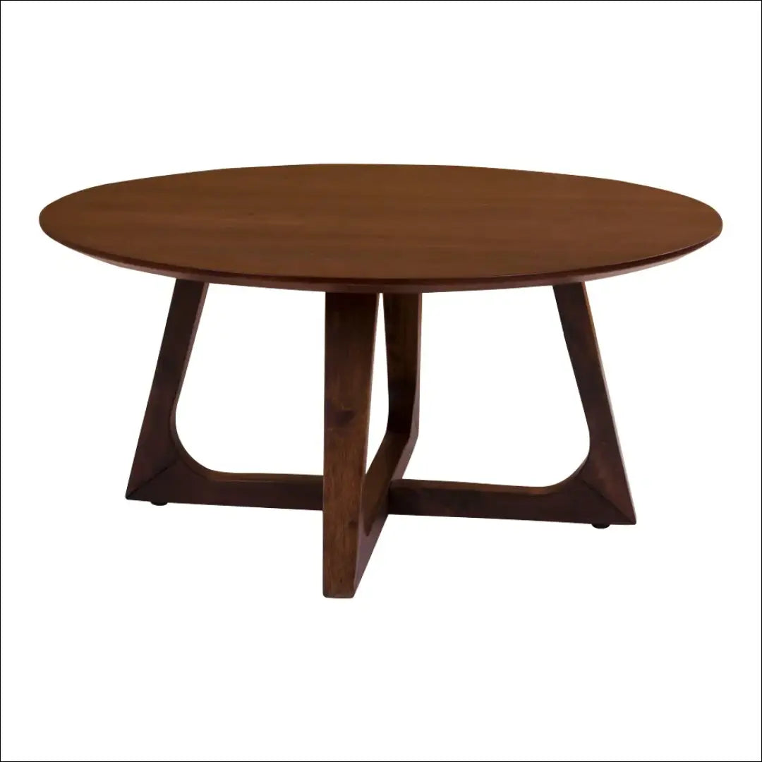 Kavos staliukas riešutmedžio fanera ø75x36 cm RD311 - €288 Save 15% Coffee tables, nordic, Ruda, under-25, uzsakomi