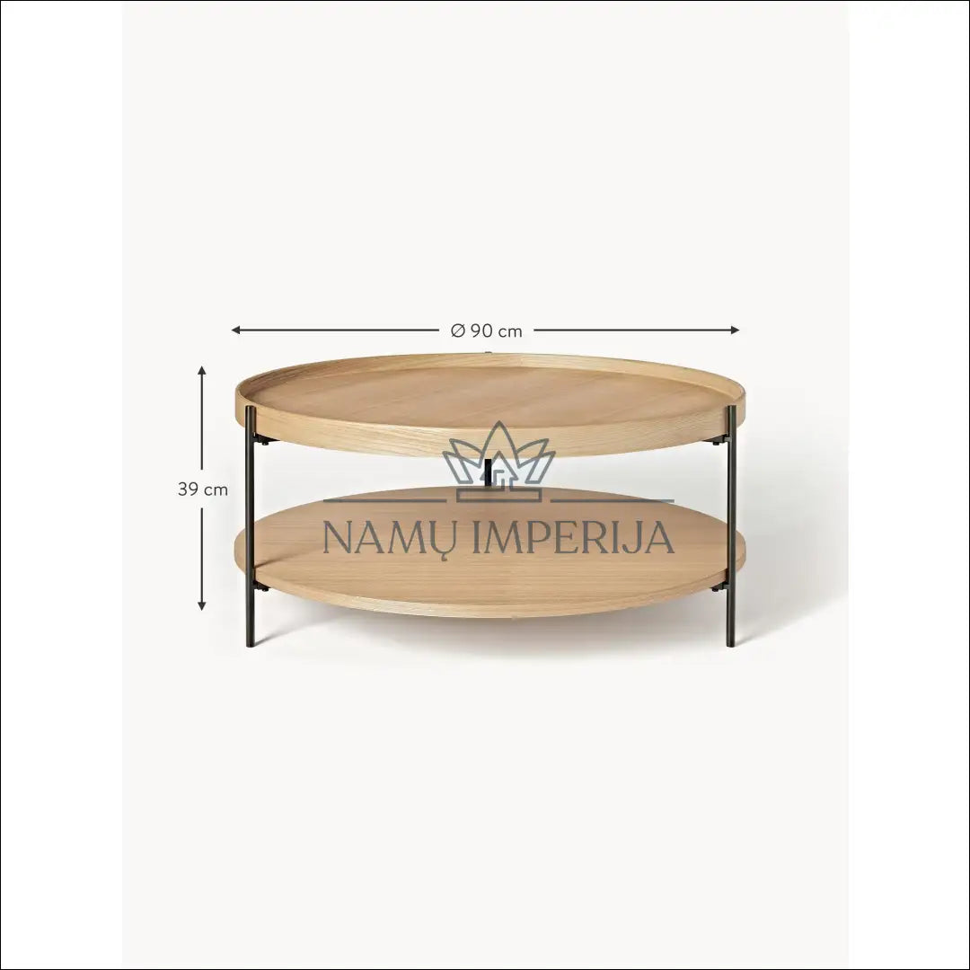 Kavos staliukas SI1224 - €170 Save 50% 100-200, spalva-ruda Ruda / MDF €100 to €200 Hardwood Lumber | Namų