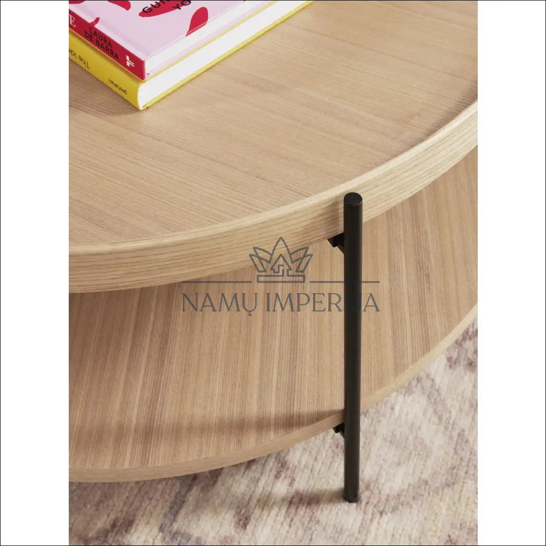 Kavos staliukas SI1224 - €170 Save 50% 100-200, spalva-ruda Ruda / MDF €100 to €200 Hardwood Lumber | Namų