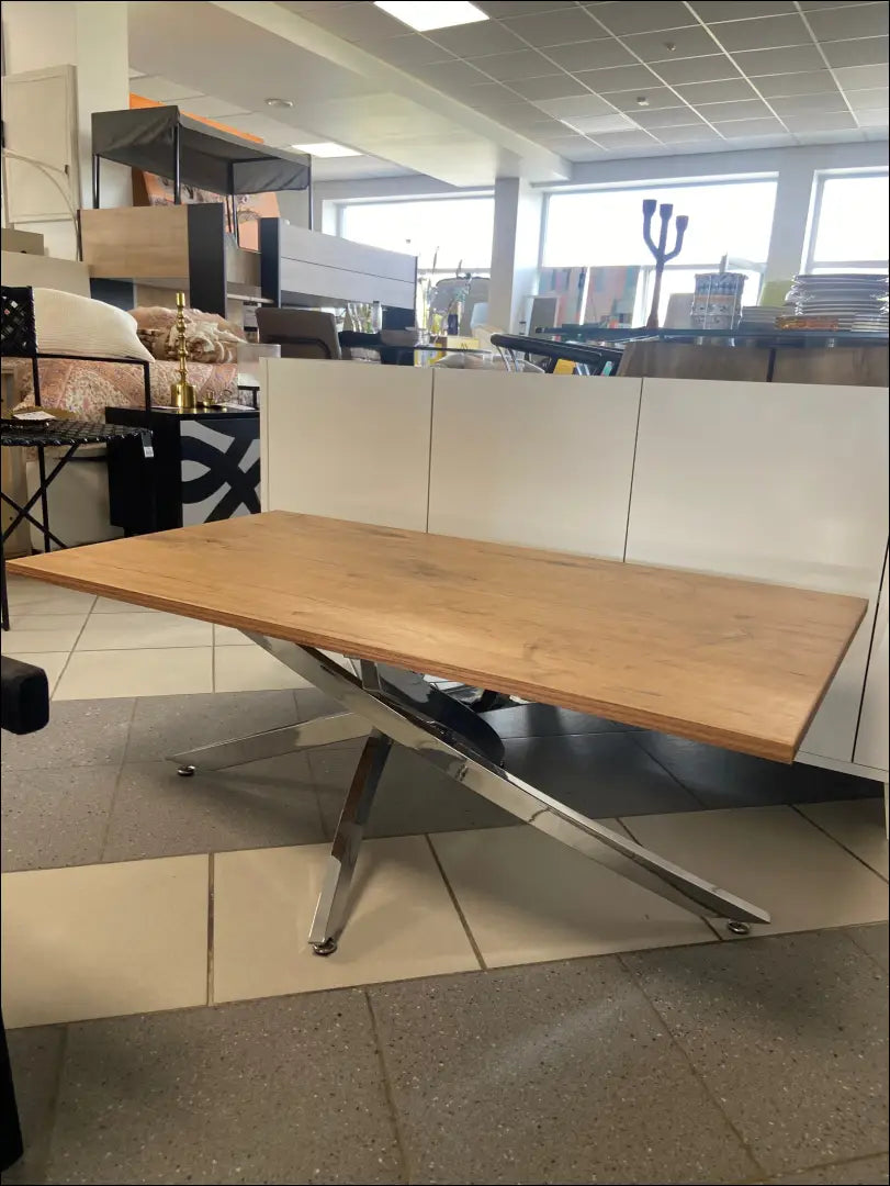 Kavos staliukas SI1254 - €63 Save 65% 50-100, __label:Pristatymas 1-2 d.d., color-ruda, color-sidabrine,