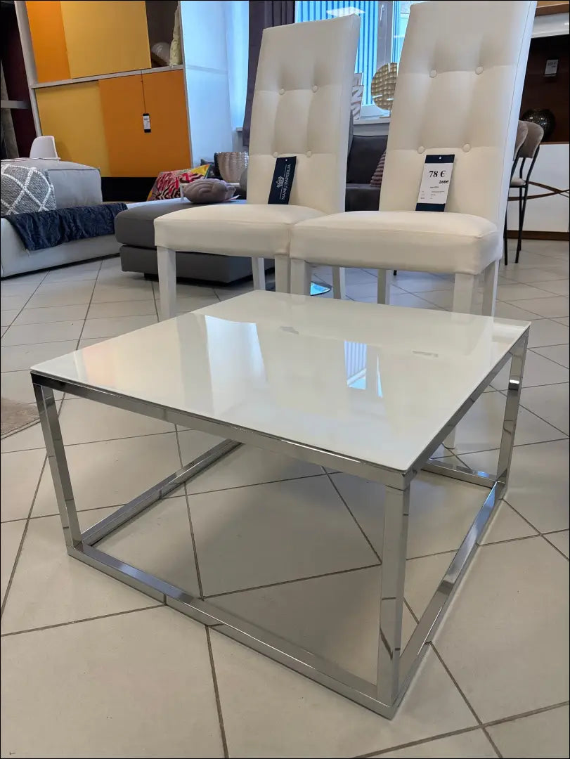 Kavos staliukas SI1399 - €48 Save 60% 25-50, __label:Pristatymas 1-2 d.d., color-balta, color-sidabrine,