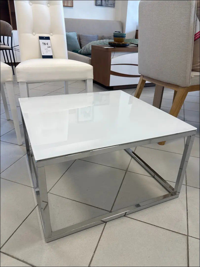 Kavos staliukas SI1399 - €48 Save 60% 25-50, __label:Pristatymas 1-2 d.d., color-balta, color-sidabrine,