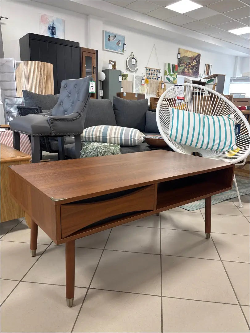 Kavos staliukas SI1599 - €112 Save 50% 100-200, __label:Pristatymas 1-2 d.d., color-ruda, kavos-staliukai, material-mdf