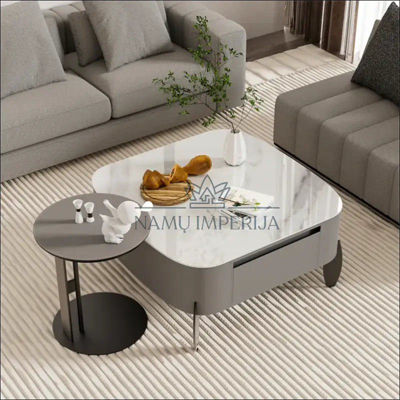 Kavos staliukas SI1622 - €290 Save 50% __label:Pristatymas 1-2 d.d., color-balta, color-pilka, color-ruda,