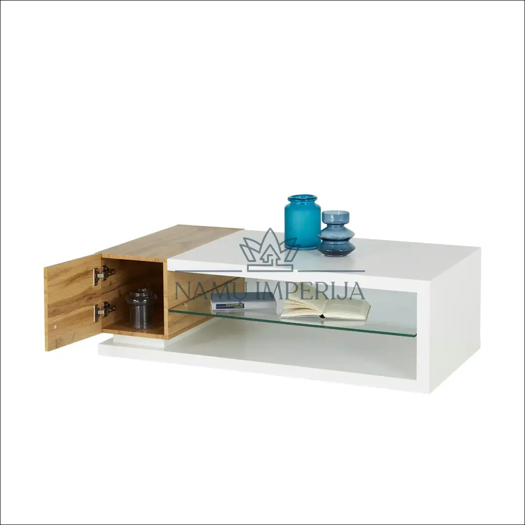 Kavos staliukas SI1633 - €128 Save 50% 100-200, __label:Pristatymas 1-2 d.d., color-balta, color-ruda, kavos-staliukai