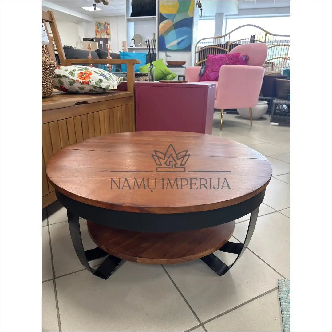 Kavos staliukas SI1649 - €134 Save 50% 100-200, __label:Pristatymas 1-2 d.d., color-juoda, color-ruda, kavos-staliukai