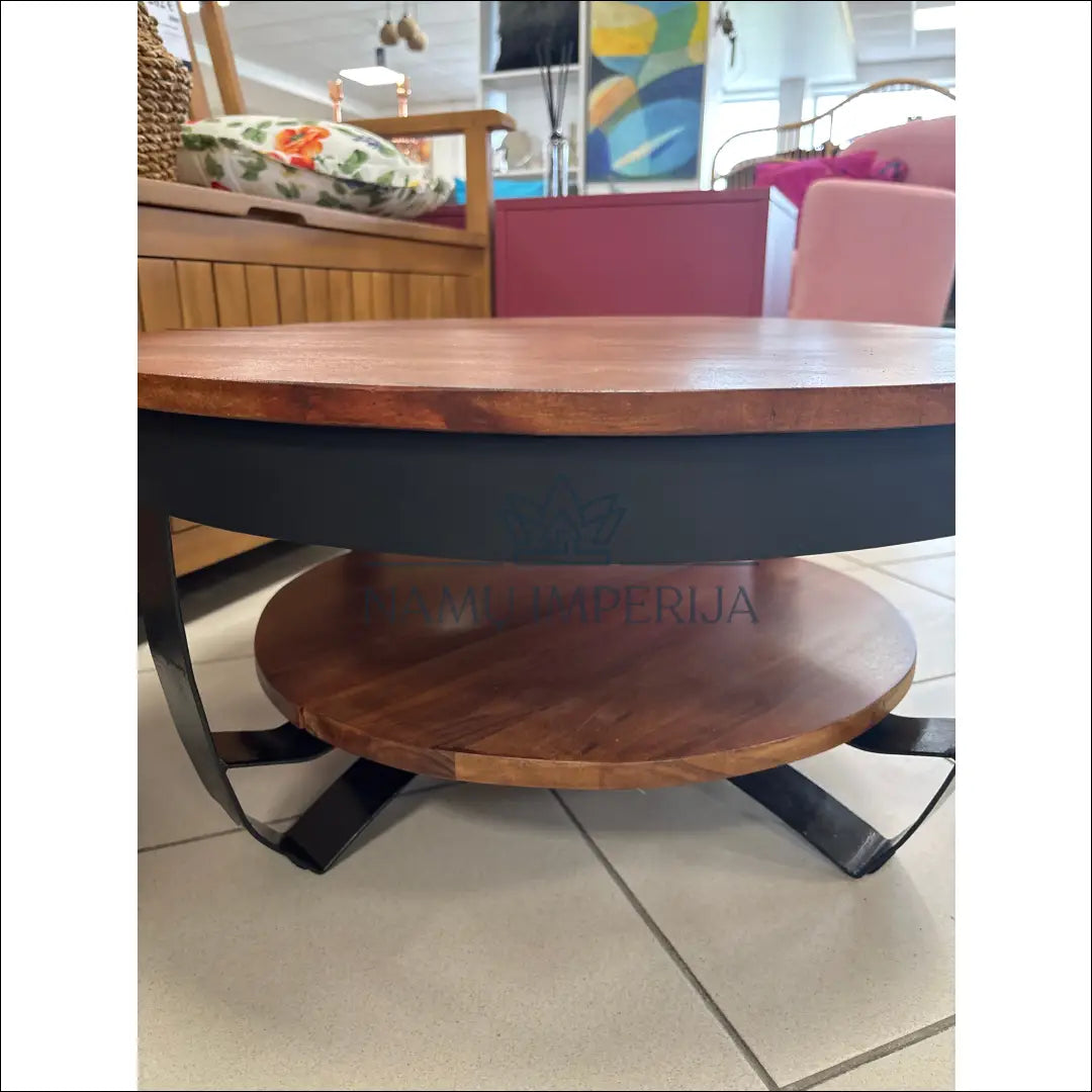 Kavos staliukas SI1649 - €134 Save 50% 100-200, __label:Pristatymas 1-2 d.d., color-juoda, color-ruda, kavos-staliukai