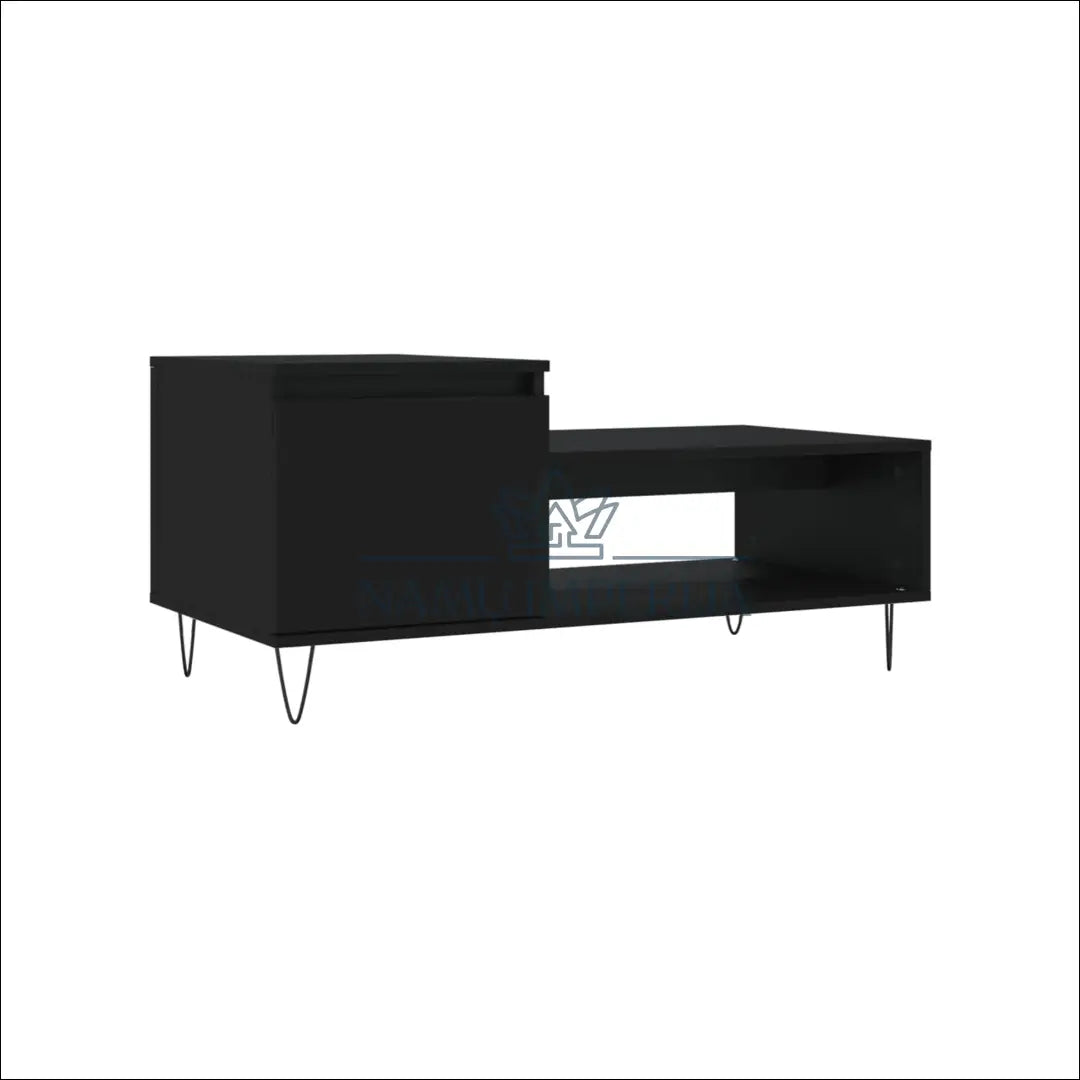Kavos staliukas SI1668 - €24 Save 55% __label:Pristatymas 1-2 d.d., color-juoda, material-mediena, material-metalas,