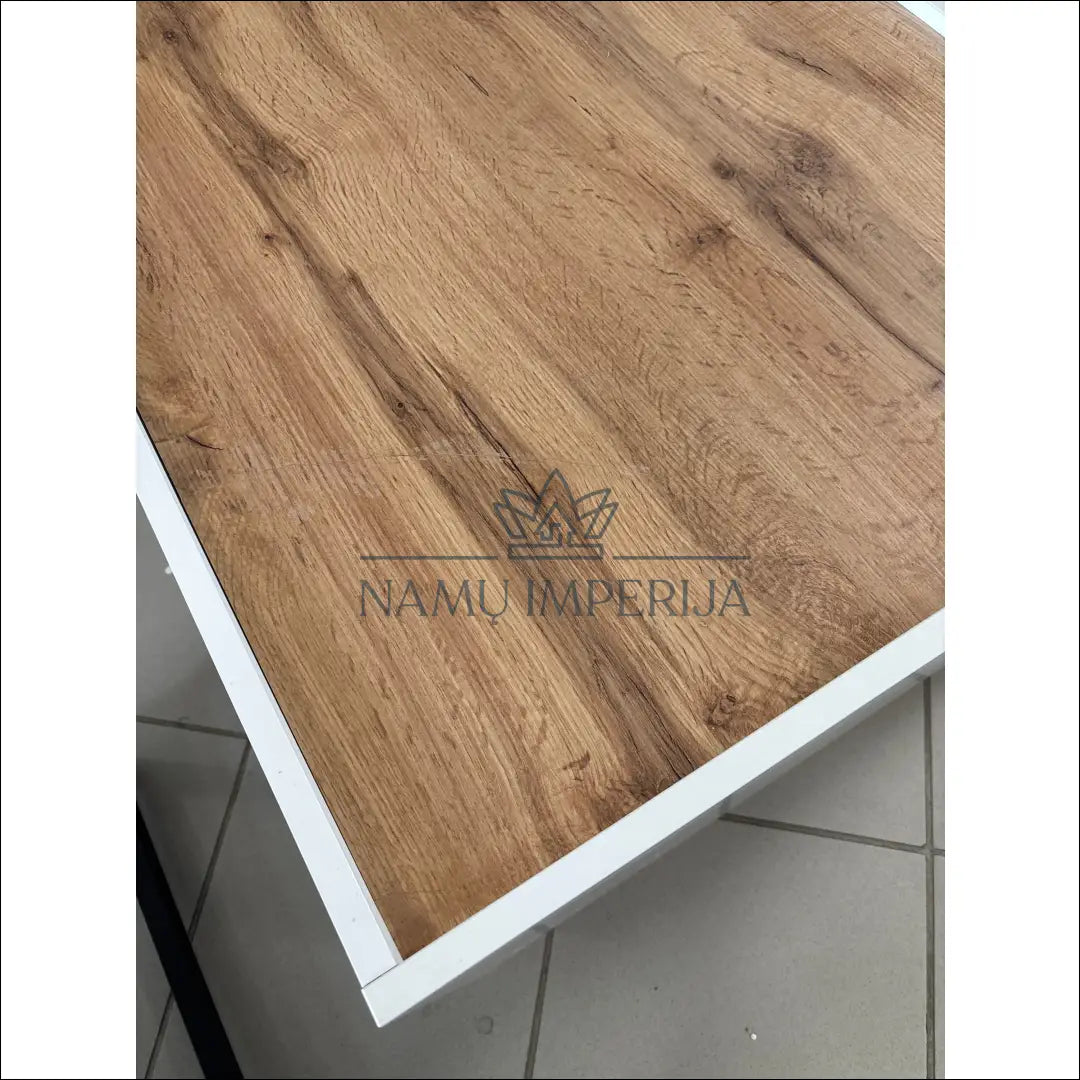 Kavos staliukas SI1754 - €45 Save 70% 25-50, __label:Pristatymas 1-2 d.d., color-balta, color-ruda, material-mediena