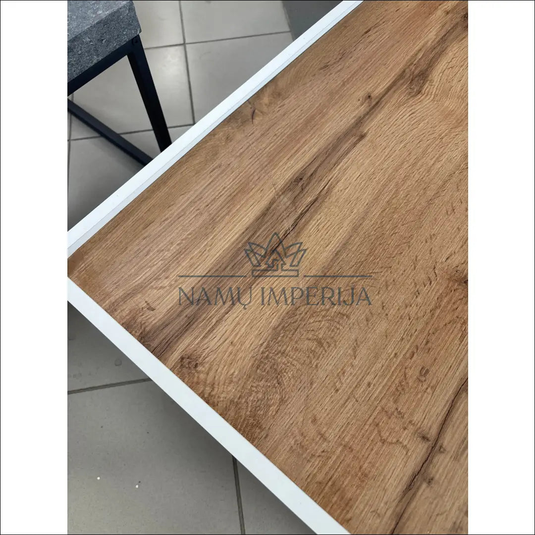 Kavos staliukas SI1754 - €45 Save 70% 25-50, __label:Pristatymas 1-2 d.d., color-balta, color-ruda, material-mediena