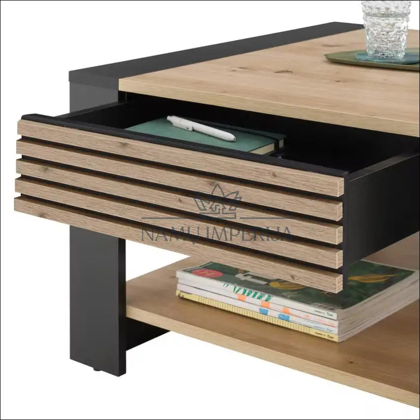 Kavos staliukas SI1769 €67 Save 55% 50 100, __label:Pristatymas 1 2 d.d., color juoda, ruda, material mdf €50 to €100