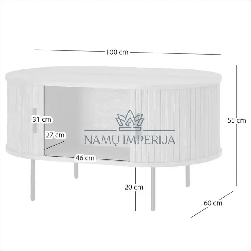 Kavos staliukas SI1790 €99 Save 55% 50 100, __label:Pristatymas 1 2 d.d., color juoda, ruda, material mdf €50 to €100