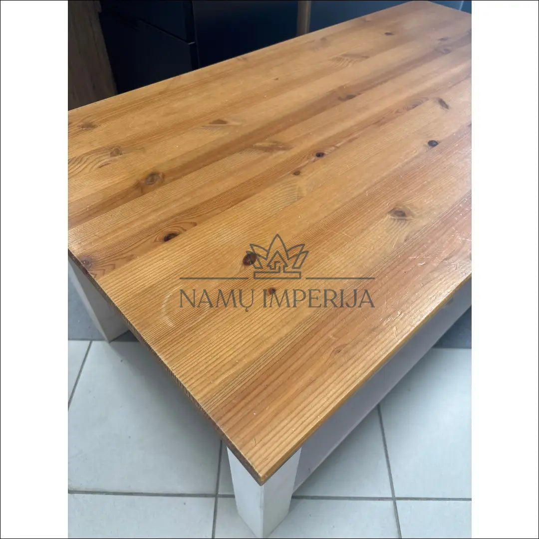 Kavos staliukas SI1811 €35 Save 80% 25 50, __label:Pristatymas 1 2 d.d., color balta, ruda, material medzio masyvas €25