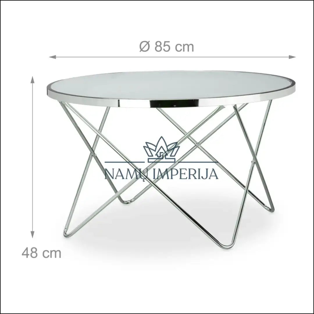 Kavos staliukas SI1874 - €89 Save 50% 50-100, __label:Pristatymas 1-2 d.d., color-balta, color-sidabrine,
