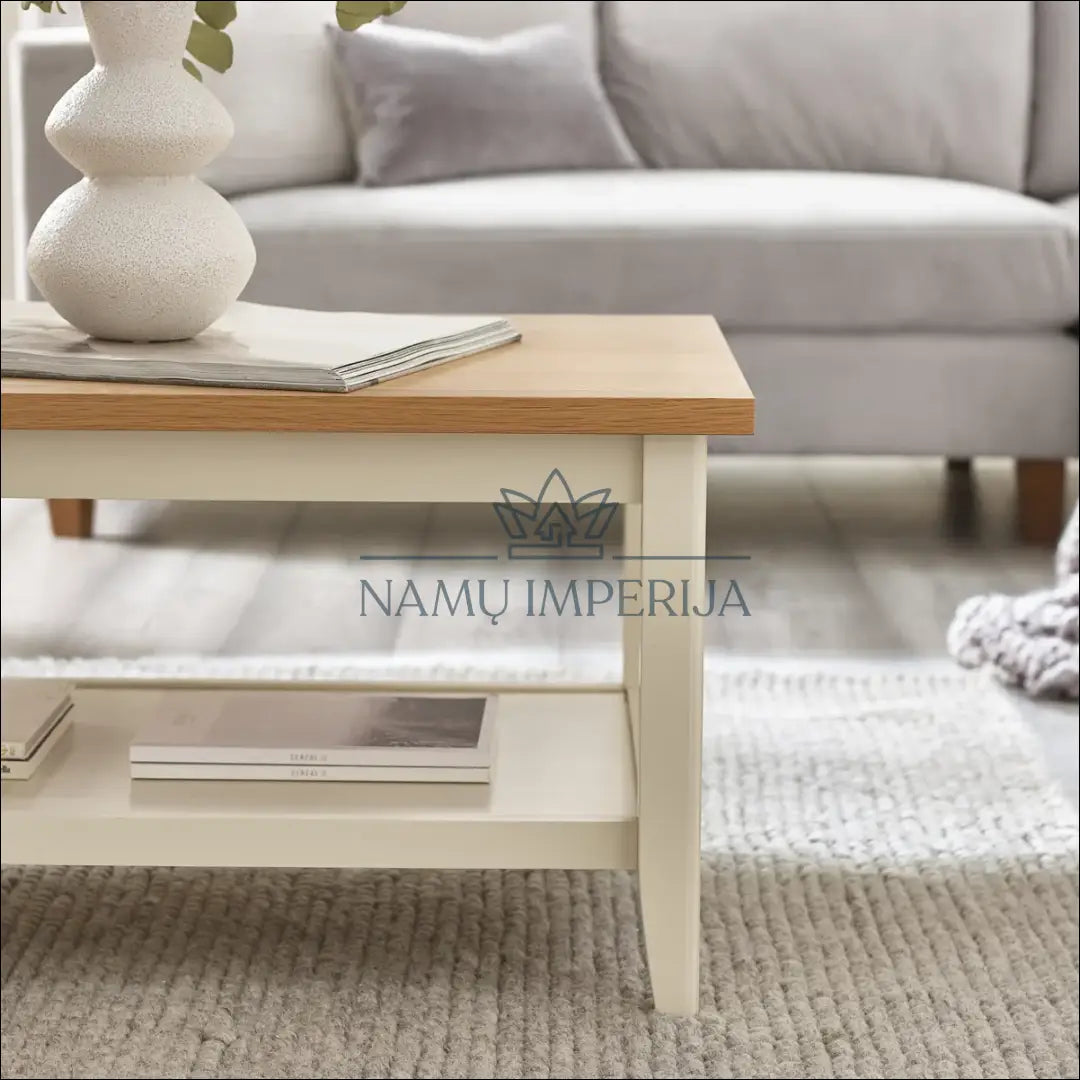 Kavos staliukas SI1890 - €149 Save 50% 100-200, __label:Pristatymas 1-2 d.d., color-kremas, color-ruda, kavos-staliukai
