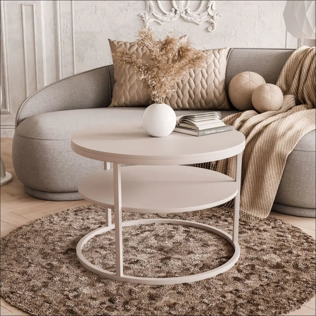 Kavos staliukas SI1922 - €140 Save 50% 100-200, __label:Pristatymas 1-2 d.d., color-kremas, kavos-staliukai,