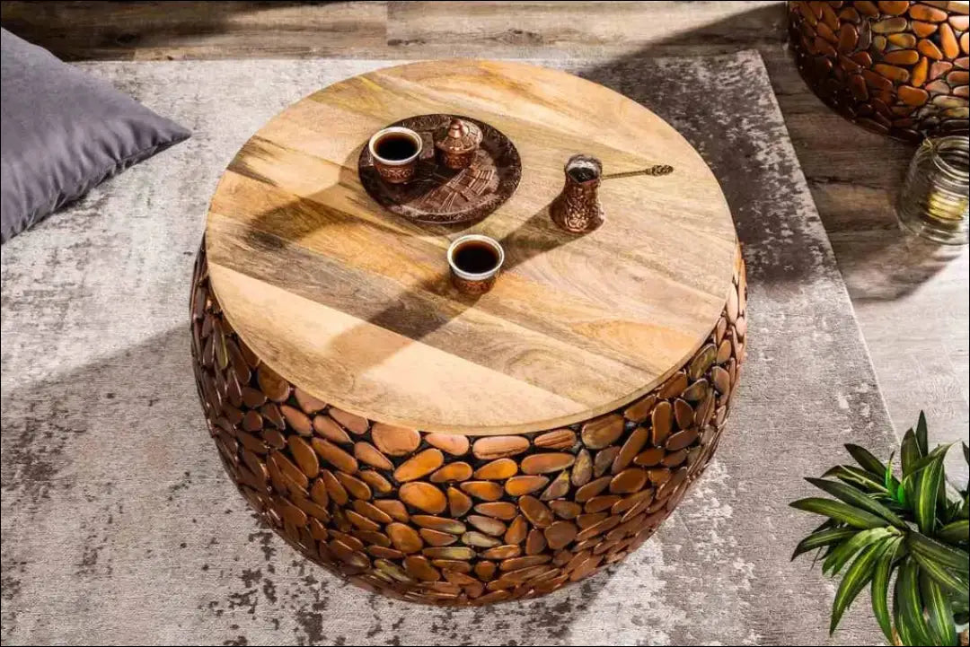 Kavos staliukas SI1928 - €140 Save 50% 100-200, __label:Pristatymas 1-2 d.d., color-auksine, color-ruda,