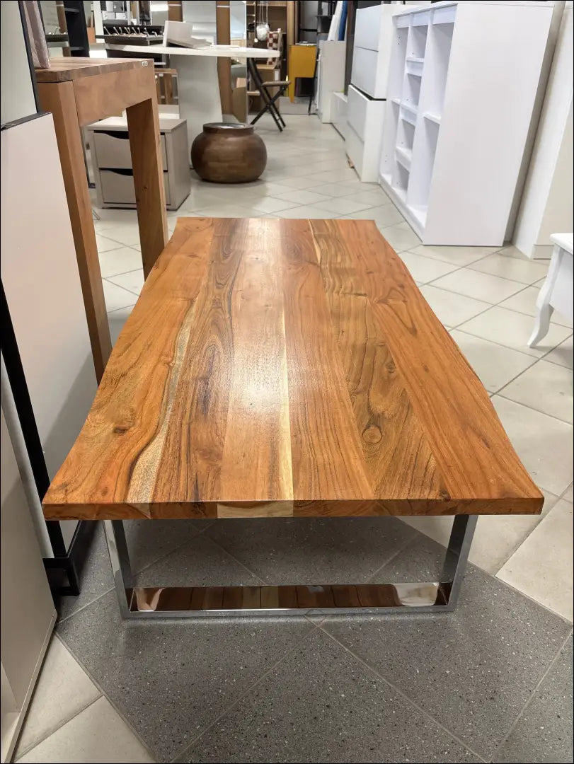 Kavos staliukas SI1994 - €115 Save 50% 100-200, __label:Pristatymas 1-2 d.d., color-ruda, color-sidabrine,