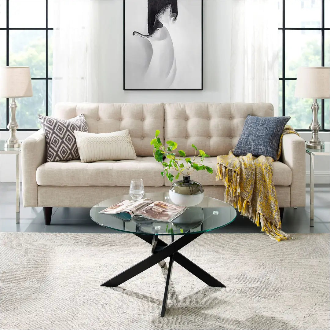 Kavos staliukas SI2057 - €40 Save 70% 25-50, __label:Pristatymas 1-2 d.d., color-juoda, material-metalas,