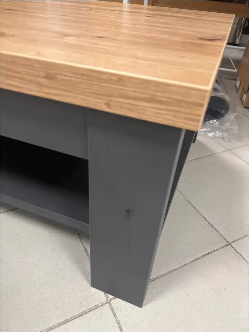 Kavos staliukas SI2102 - €95 Save 60% 50-100, __label:Pristatymas 1-2 d.d., color-pilka, color-ruda, material-mdf €50