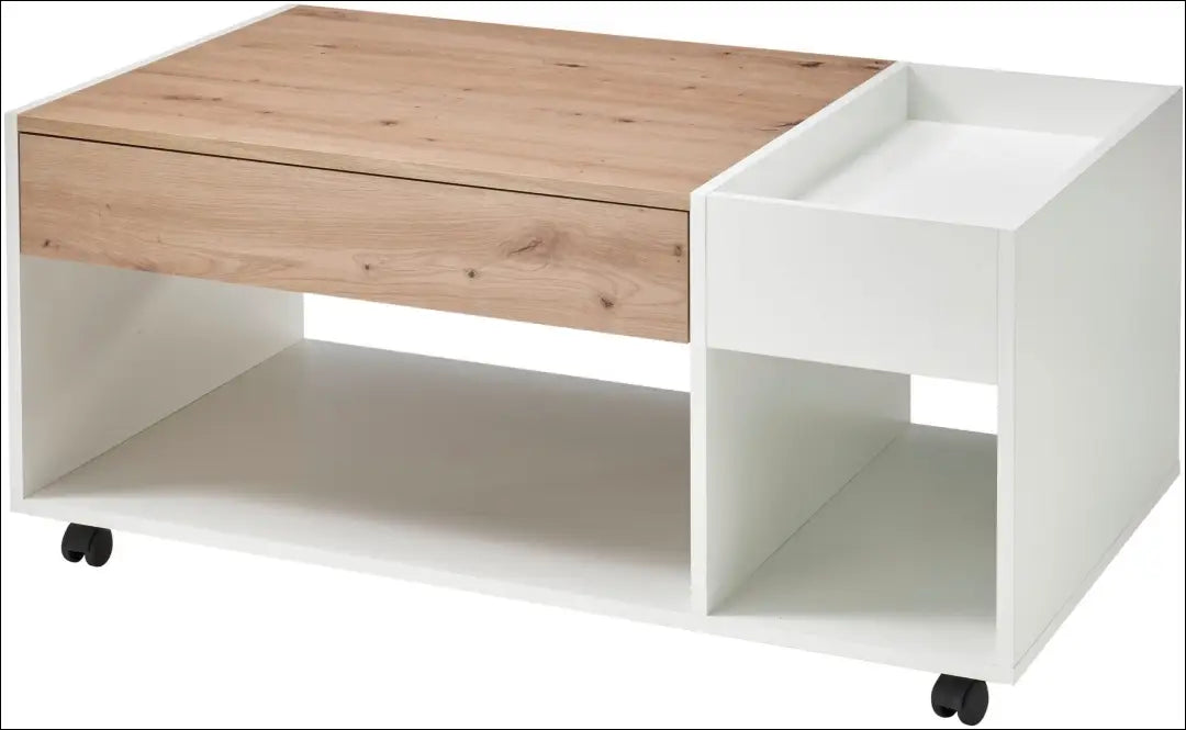 Kavos staliukas SI2300 - €70 Save 65% 50-100, __label:Pristatymas 1-2 d.d., color-balta, color-ruda, material-mediena