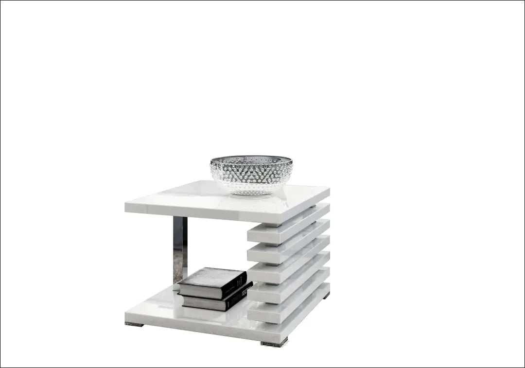 Kavos staliukas SI2327 - €150 Save 40% 100-200, __label:Pristatymas 1-2 d.d., color-balta, color-sidabrine,