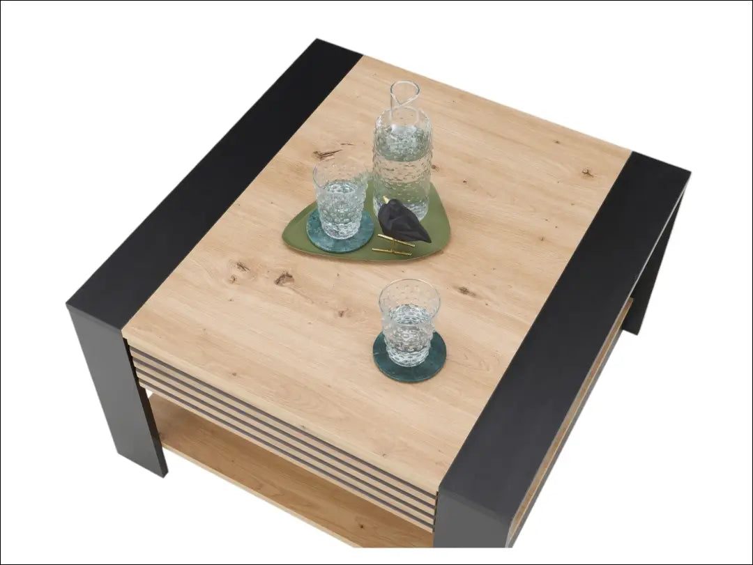 Kavos staliukas SI2353 - €99 Save 55% 50-100, __label:Pristatymas 1-2 d.d., color-juoda, color-ruda, material-mdf