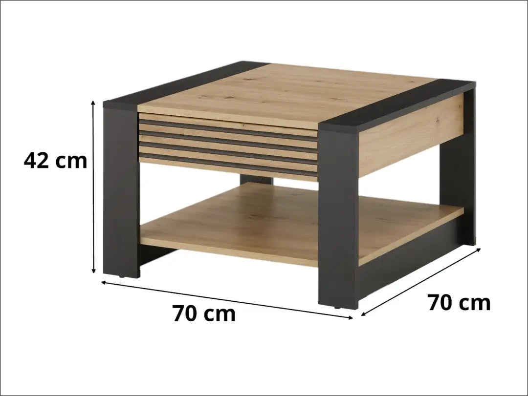 Kavos staliukas SI2353 - €99 Save 55% 50-100, __label:Pristatymas 1-2 d.d., color-juoda, color-ruda, material-mdf