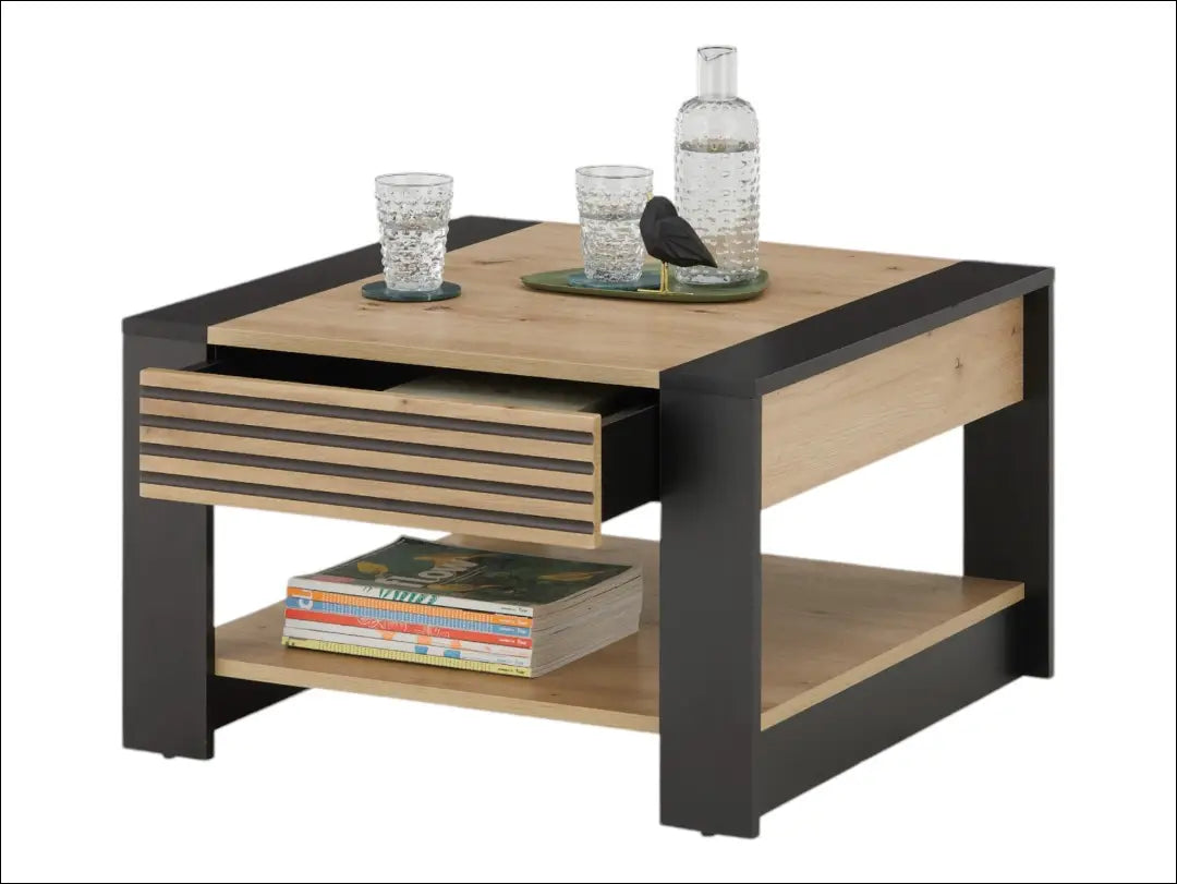 Kavos staliukas SI2353 - €99 Save 55% 50-100, __label:Pristatymas 1-2 d.d., color-juoda, color-ruda, material-mdf