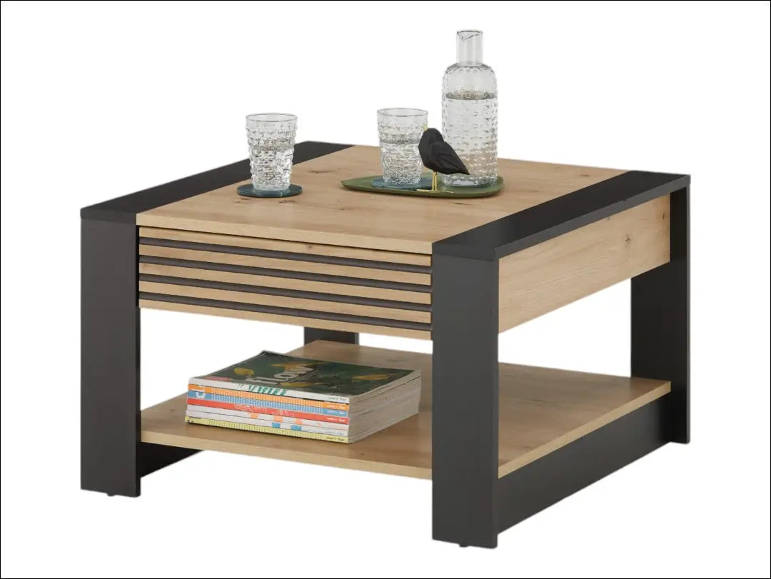 Kavos staliukas SI2353 - €99 Save 55% 50-100, __label:Pristatymas 1-2 d.d., color-juoda, color-ruda, material-mdf
