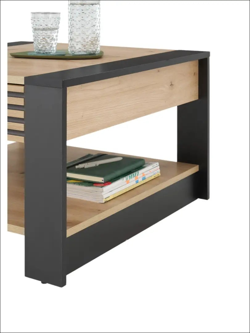 Kavos staliukas SI2353 - €99 Save 55% 50-100, __label:Pristatymas 1-2 d.d., color-juoda, color-ruda, material-mdf