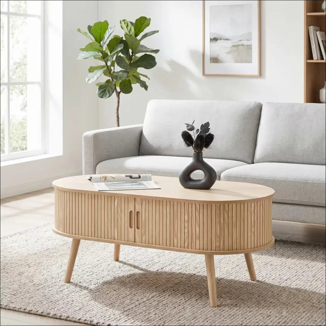 Kavos staliukas SI2422 - €30 Save 80% 25-50, __label:Pristatymas 1-2 d.d., color-ruda, material-mdf, pazeistas Grožio