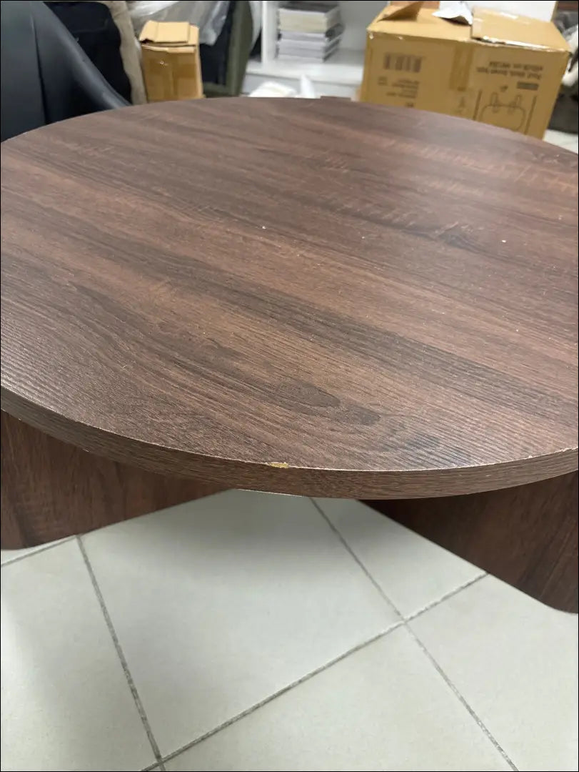 Kavos staliukas SI2438 - €40 Save 70% 25-50, __label:Pristatymas 1-2 d.d., color-ruda, material-mdf, pazeistas Grožio