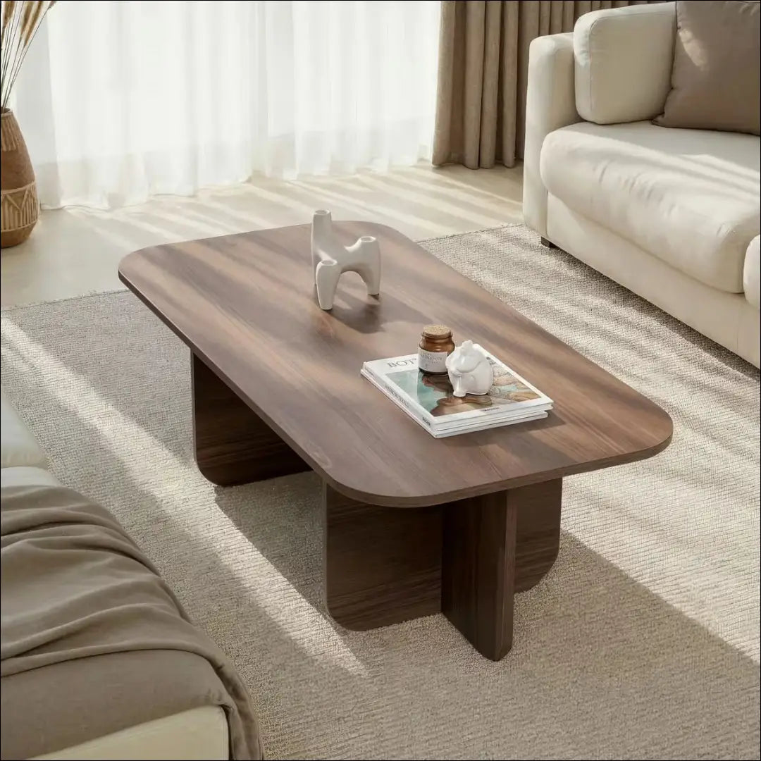 Kavos staliukas SI2468 - €40 Save 70% 25-50, __label:Pristatymas 1-2 d.d., color-ruda, material-mediena, pazeistas