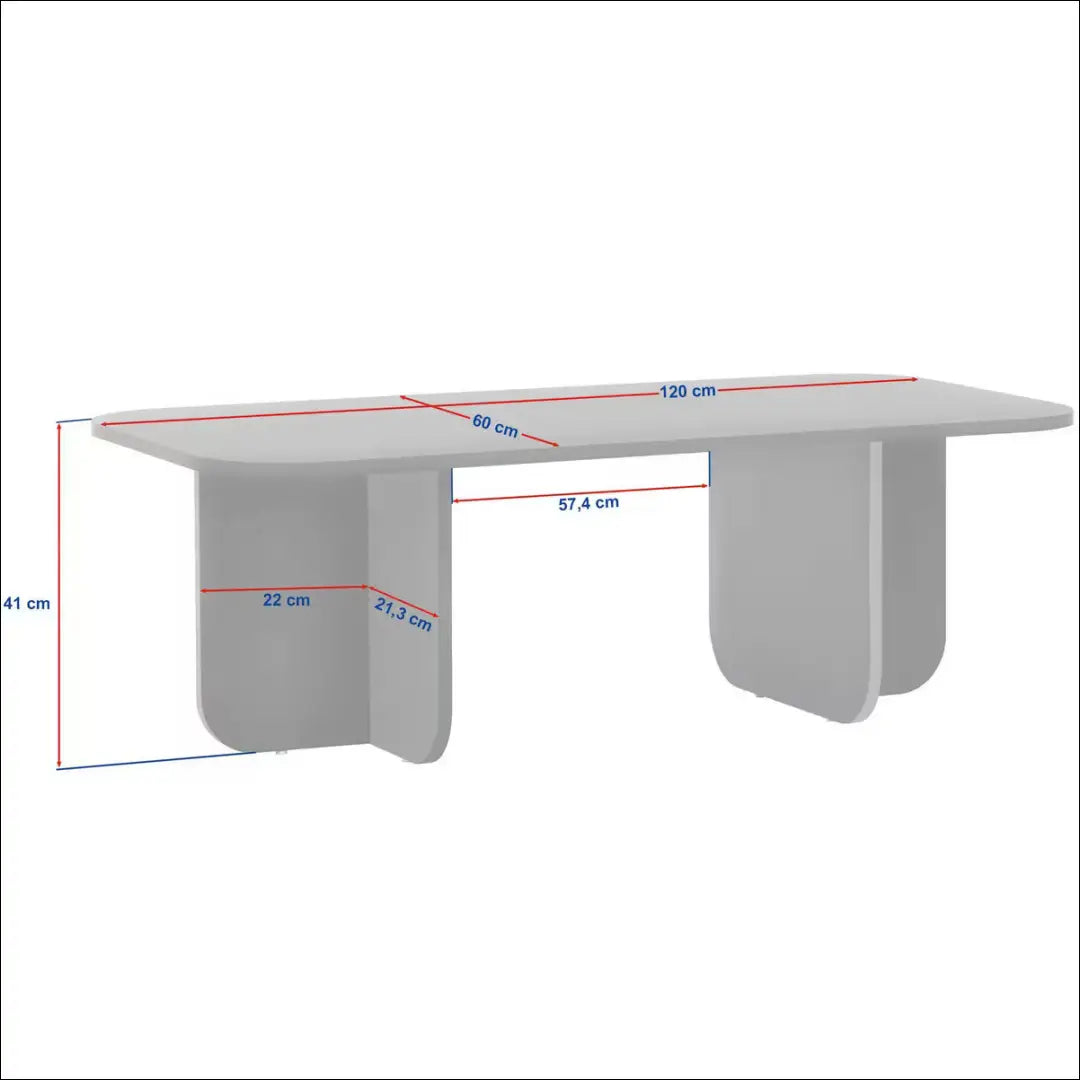 Kavos staliukas SI2468 - €40 Save 70% 25-50, __label:Pristatymas 1-2 d.d., color-ruda, material-mediena, pazeistas