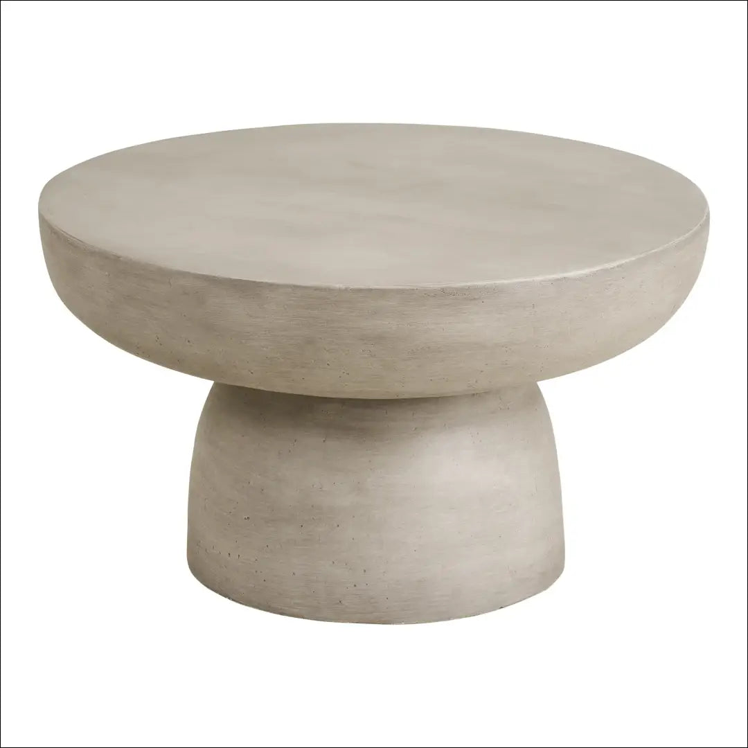 Kavos staliukas skulptūrinės formos fibroclay pilkas ø70x40 cm RD1109 - €211 Save 15% Coffee tables, nordic, over-200,
