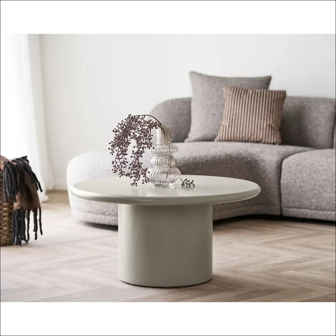 Kavos staliukas smėlio spalvos ø80x40 cm RD366 - €324 Save 15% Coffee tables, nordic, over-200, Smėlio, uzsakomi Virš
