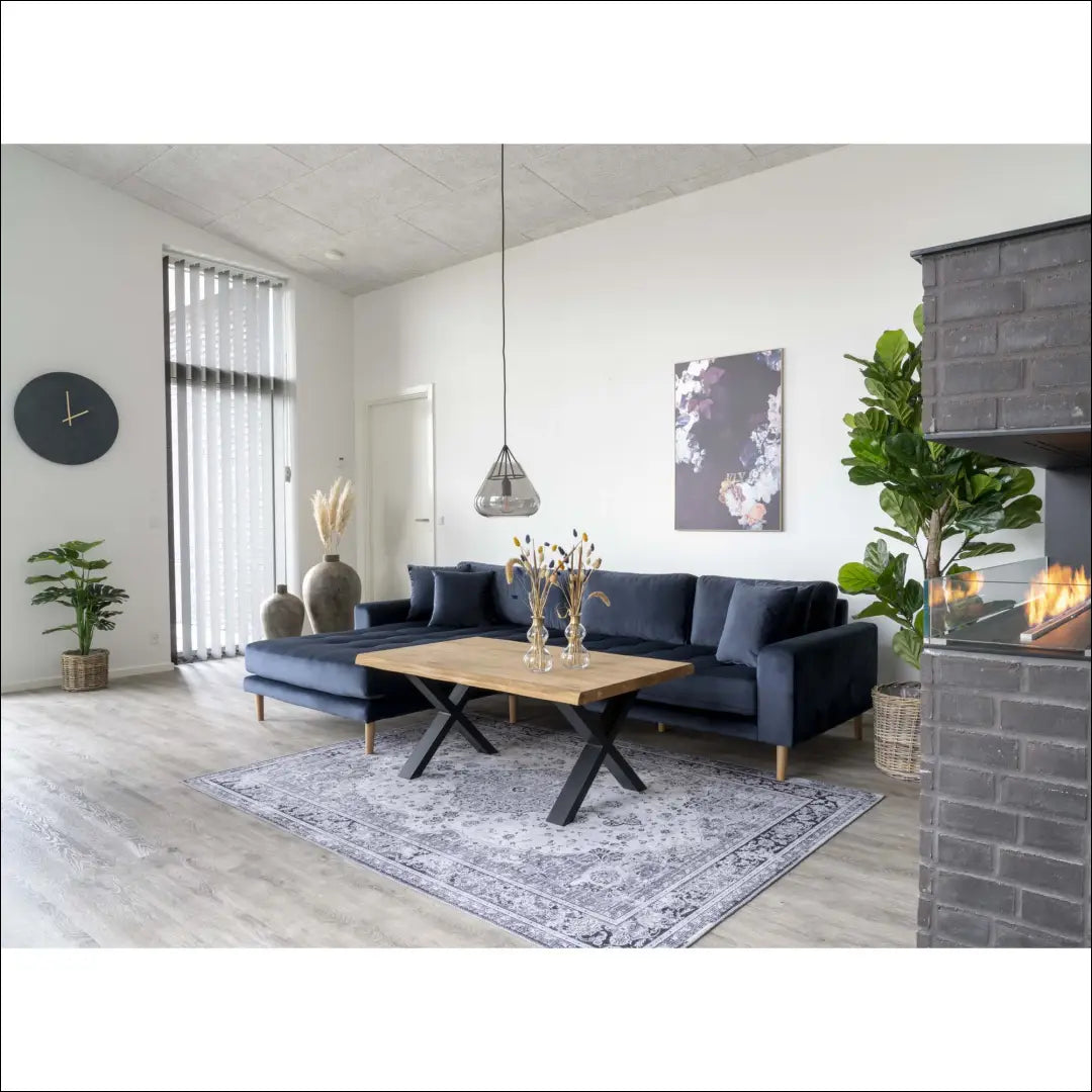 Kavos staliukas su banguotais kraštais ąžuolo spalvos natūralios 70x120x50 cm RD334 - €503 Save 15% __label:Pristatymas