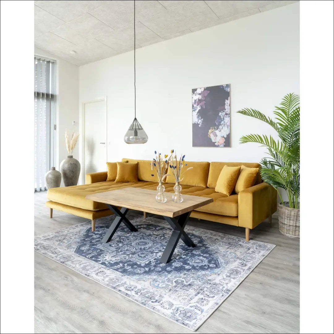 Kavos staliukas su banguotais kraštais ąžuolo spalvos natūralios 70x120x50 cm RD334 - €503 Save 15% __label:Pristatymas