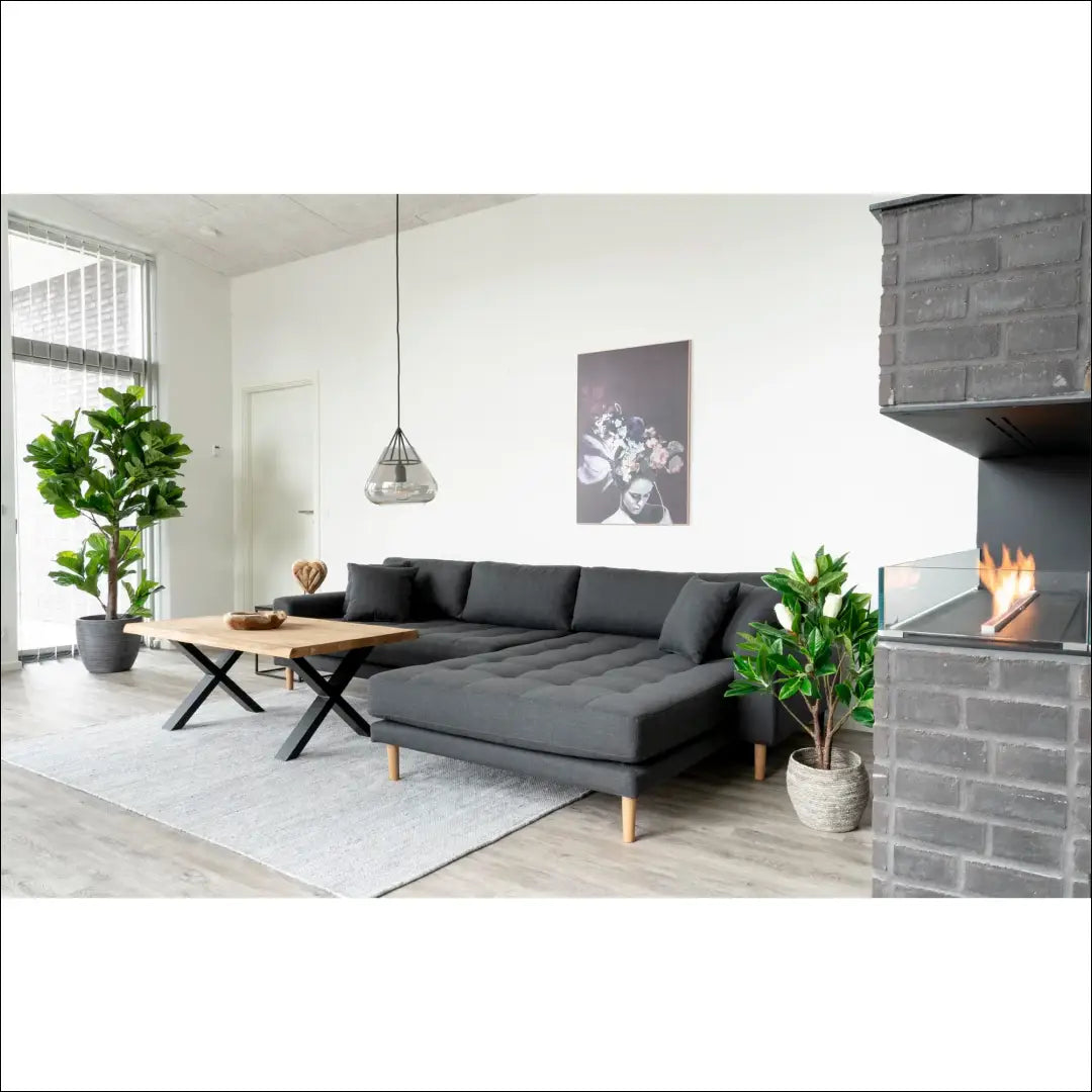 Kavos staliukas su banguotais kraštais ąžuolo spalvos natūralios 70x120x50 cm RD334 - €503 Save 15% __label:Pristatymas