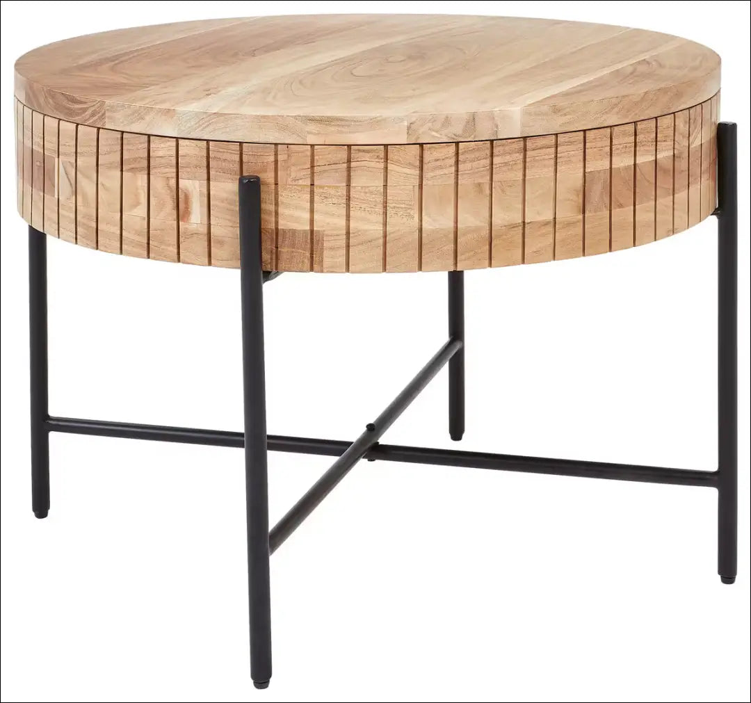 Kavos staliukas su daiktadėže SI2459 - €145 Save 50% 100-200, __label:Pristatymas 1-2 d.d., color-juoda, color-ruda,