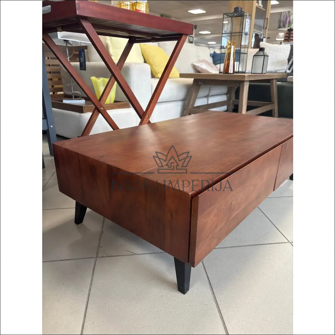 Kavos staliukas su stalčiais SI1757 €119 Save 65% 100 200, __label:Pristatymas 1 2 d.d., color ruda, kavos staliukai,