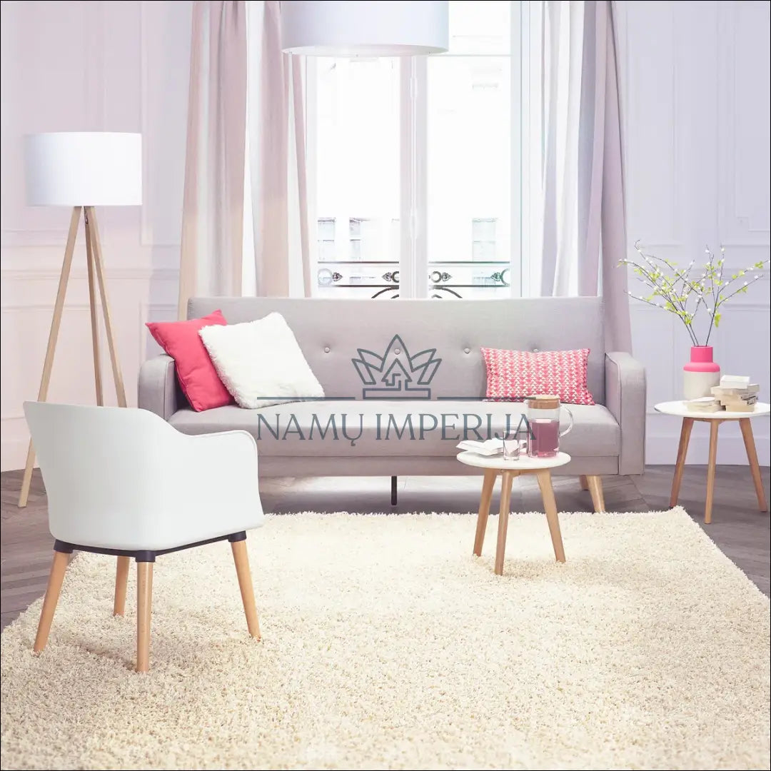 Kavos staliukų komplektas (2vnt) SI1889 - €65 Save 50% 50-100, __label:Pristatymas 1-2 d.d., color-balta, color-ruda,